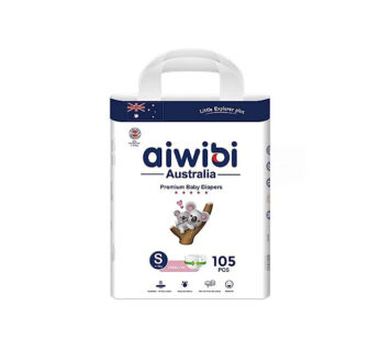 AIWIBI BABY DIAPER SIZE 2 4-8KG (105 PCS)