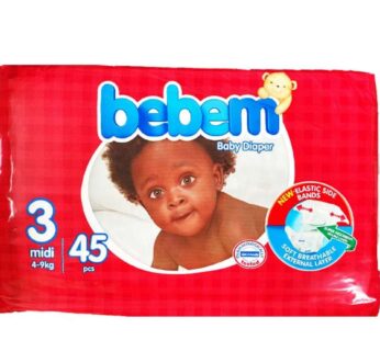 BEBEM DIAPER RED ECO MIDI 45PCS