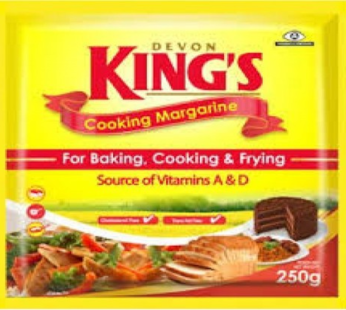 DEVON KING’S COOKING MARGARINE 250G SACHET