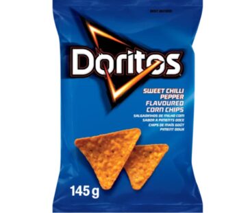 DORITOS SWEET CHILLI PEPPER CORN CHIPS 145g