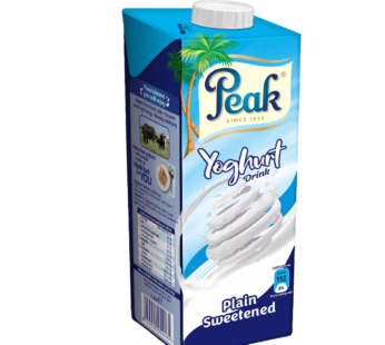 PEAK YOGHURT DRINK 1L PLAIN SWEETENED