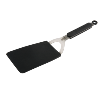 STAINLESS BLACK HANDLE SPATULA