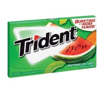 TRIDENT GUM SUGAR FREE WATERMELON 14G