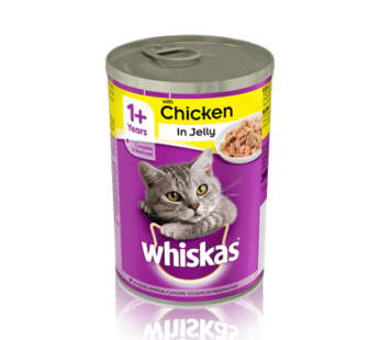 WHISKAS CAT FOOD WITH TOUT 390g