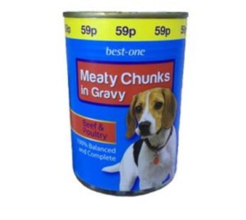 BEST ONE MEATY CHUNKS IN GRAVY-JELLY 400g