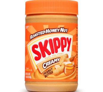 SKIPPY ROASTED HONEYNUT CREAMY PEANUT BUTTER SPREAD