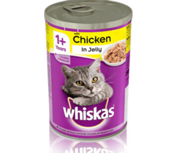 WHISKAS CAT FOOD WITH WHIEFISH 390g